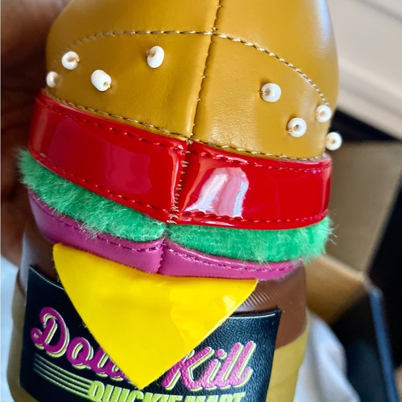 RARE Extra Cheese Please Burger Sneakers - Picture 9 of 11